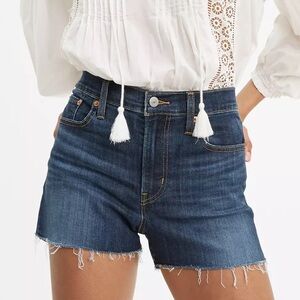 Levi's Dark Blue Jean Shorts